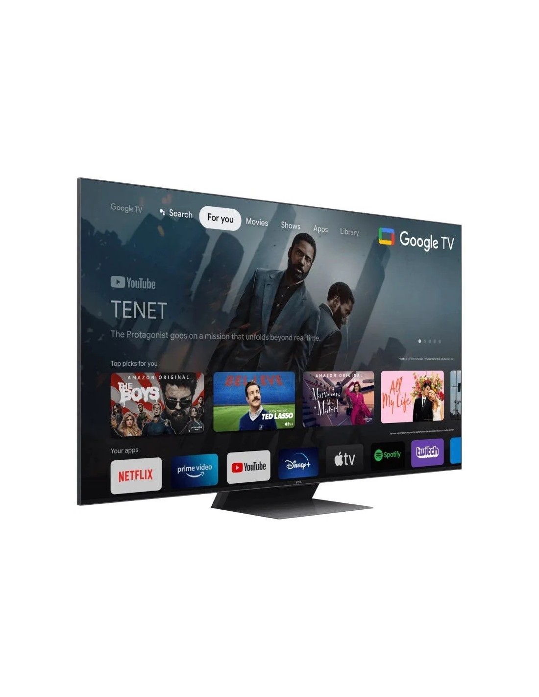 Televisor TCL QLED-Mini LED 65C845 65"/ Ultra HD 4K/ Smart TV/ WiFi