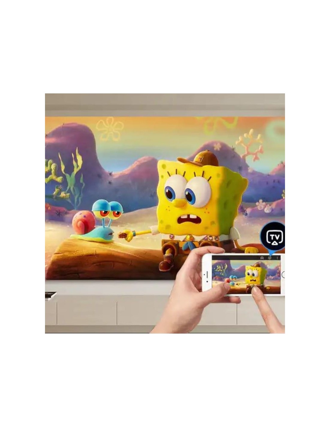 Proyector T100 1GB/16GB HD Android Blanco