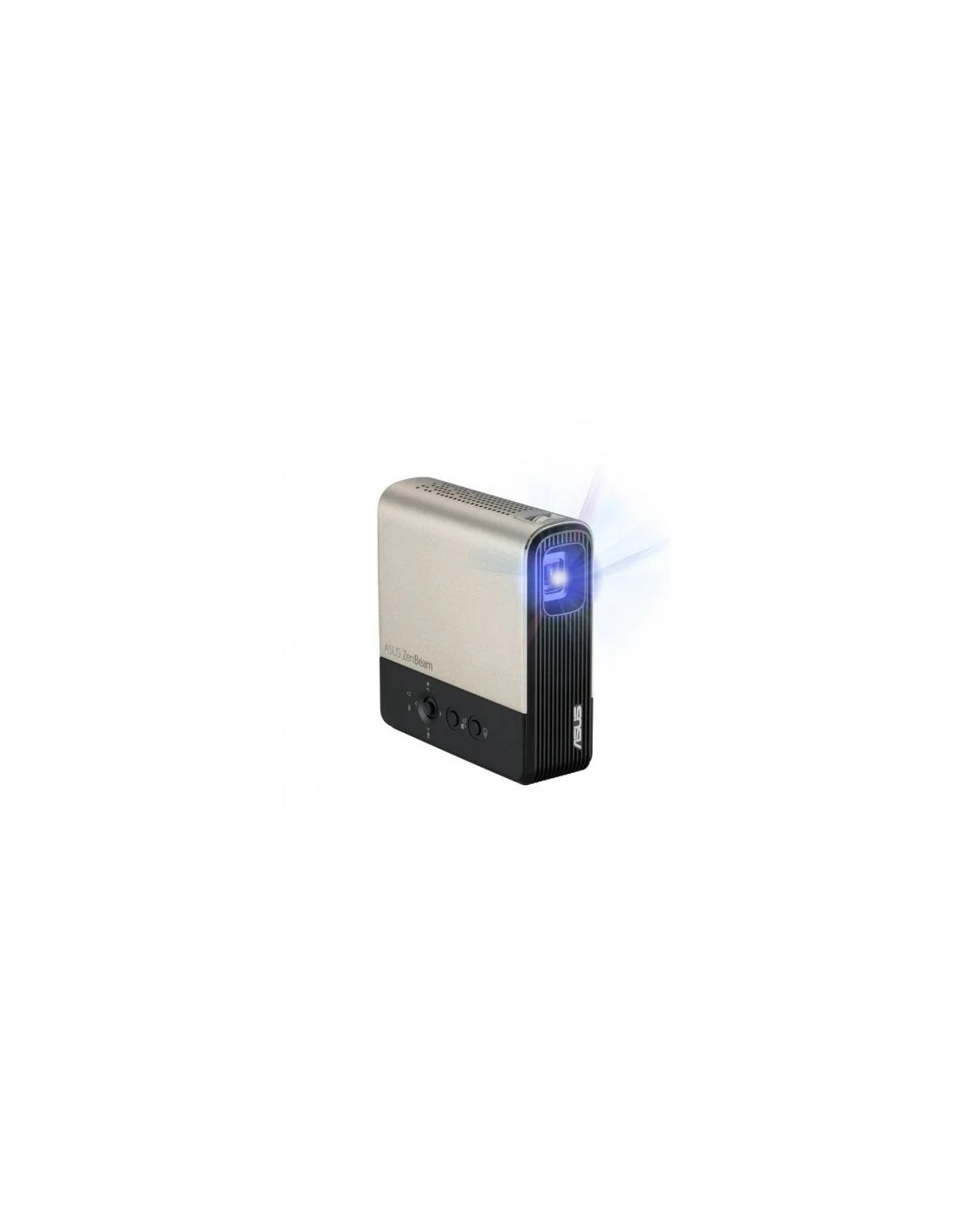 Proyector Portátil Asus ZenBeam E2/ 300 Lúmenes/ WVGA/ HDMI/ WiFi/ Negro y Dorado
