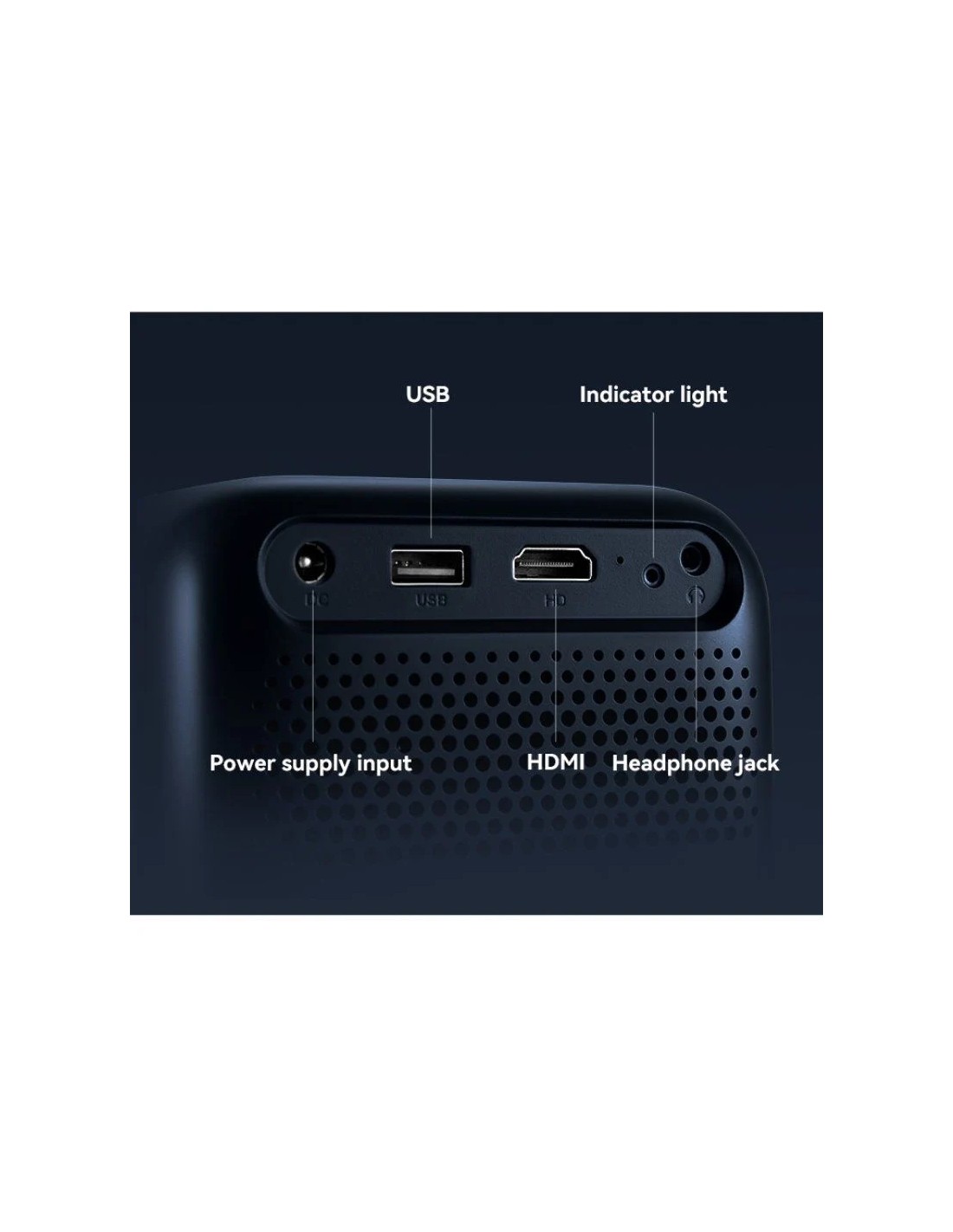 Proyector Portátil Wanbo T2 Max New/ 450 Lúmenes/ Full HD/ HDMI/ WiFi/ Azul