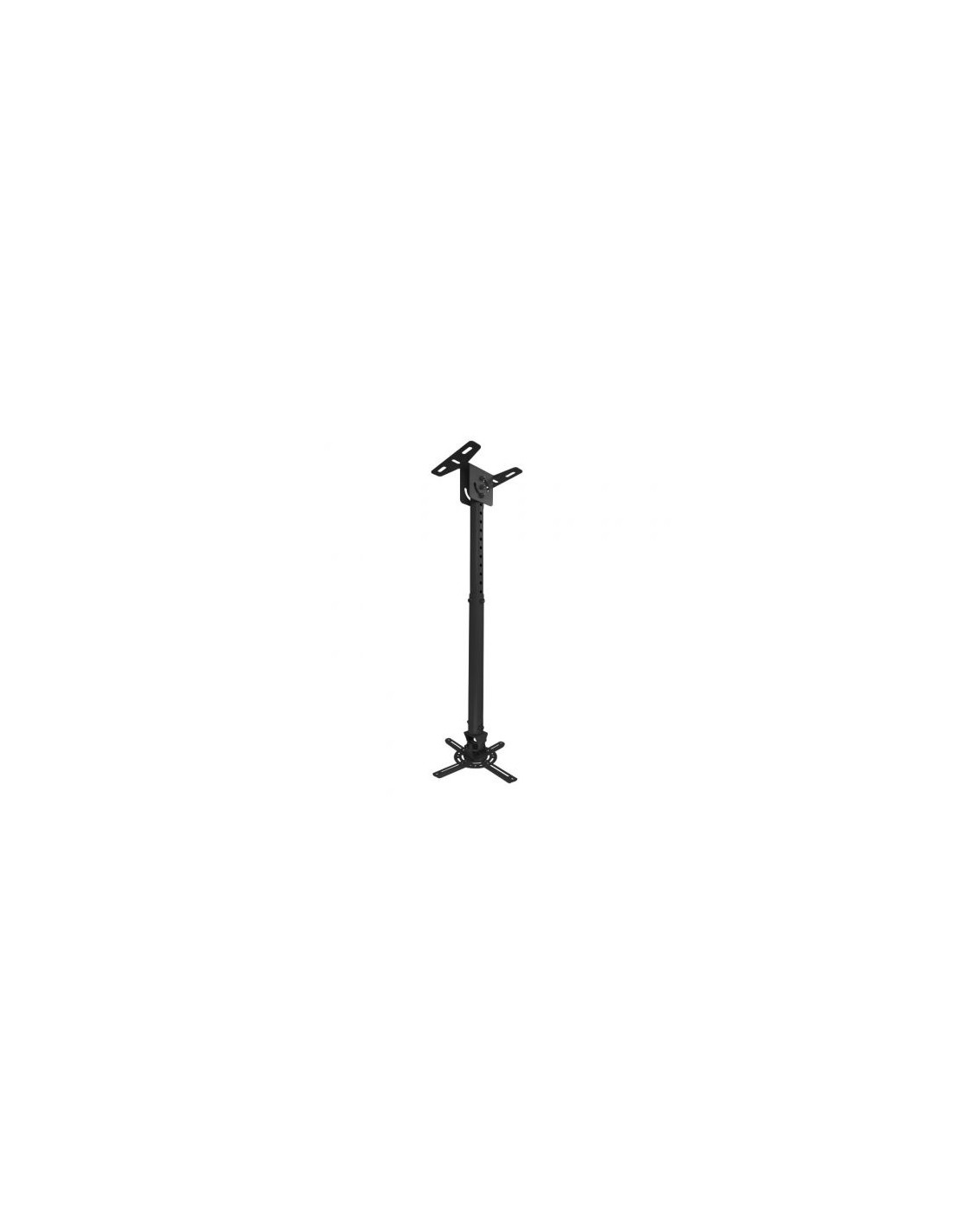 Soporte de Techo para Proyector TooQ PJ3030TN-B/ Inclinable-Giratorio-Nivelable/ hasta 20kg