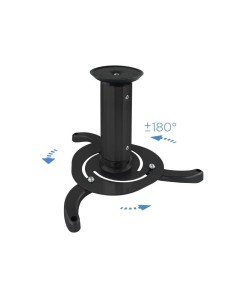 Soporte de Techo para Proyector TooQ PJ1010TN-B/ Inclinable-Giratorio/ hasta 10kg 2
