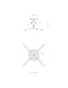 Soporte de Techo/ Pared para Proyector Aisens CP03TSR-129/ Giratorio-Inclinable/ hasta 13.5kg