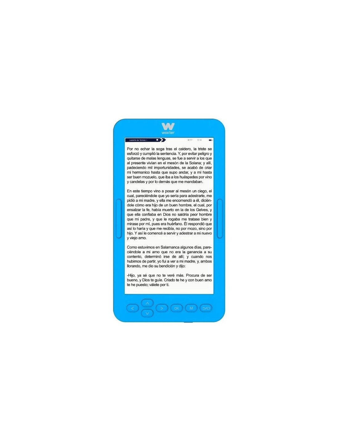 Libro Electrónico Ebook Woxter Scriba 195 S/ 4.7"/ Tinta Electrónica
