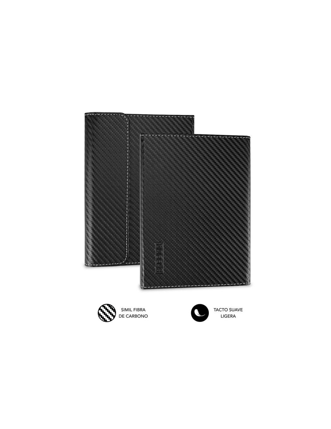 Funda para libro electrónico Subblim 1EC001 Booklet/ Negra
