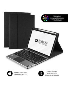 Funda con Teclado Subblim Keytab Pro Bluetooth Touchpad para Tablets Apple iPad Pro de 11" 2020/ Negra