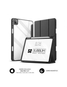 Funda Subblim Clear Shock Case para iPad Pro 12.9" 2022-21-20/ Negra