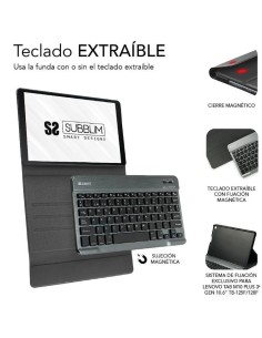 Funda con Teclado Subblim KeyTab Pro BT para Tablet Lenovo Tab M10 Plus de 10.6" 3a Gen/ Negra 2