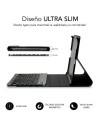 Funda con Teclado Subblim KeyTab Pro BT para Tablet Lenovo Tab M10 Plus de 10.6" 3a Gen/ Negra