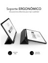 Funda Subblim Clear Shock para Tablet Samsung S9 11"/ S9 FE 10.9"/ Negra