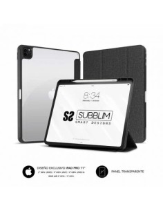 Funda Subblim Clear Shock para Tablet iPad Pro 11" 2020-2022/ Negra