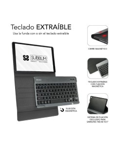 Funda con Teclado Subblim KeyTab Pro BT para Tablets Samsung Galaxy A8 X200/205/ Negra 2