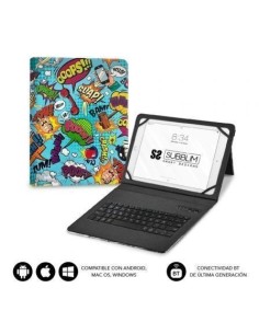 Funda con Teclado Subblim Keytab Pro Bluetooth para Tablets de 9"-11"