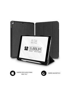 Funda Subblim Shock Case para Tablet iPad 9/8/7 Gen 10.2"/ Negra