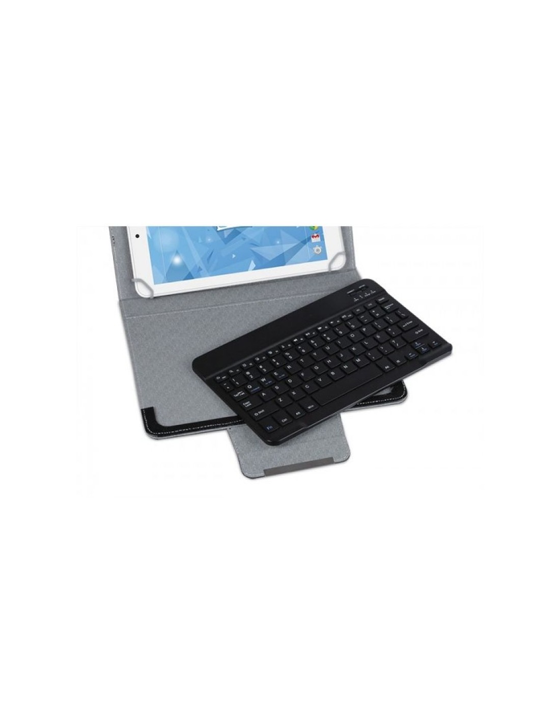 Funda con Teclado 3GO CSGT28 para Tablets de 10"/ Negra y Gris