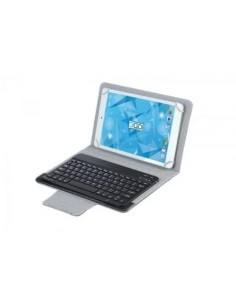 Funda con Teclado 3GO CSGT28 para Tablets de 10"/ Negra y Gris