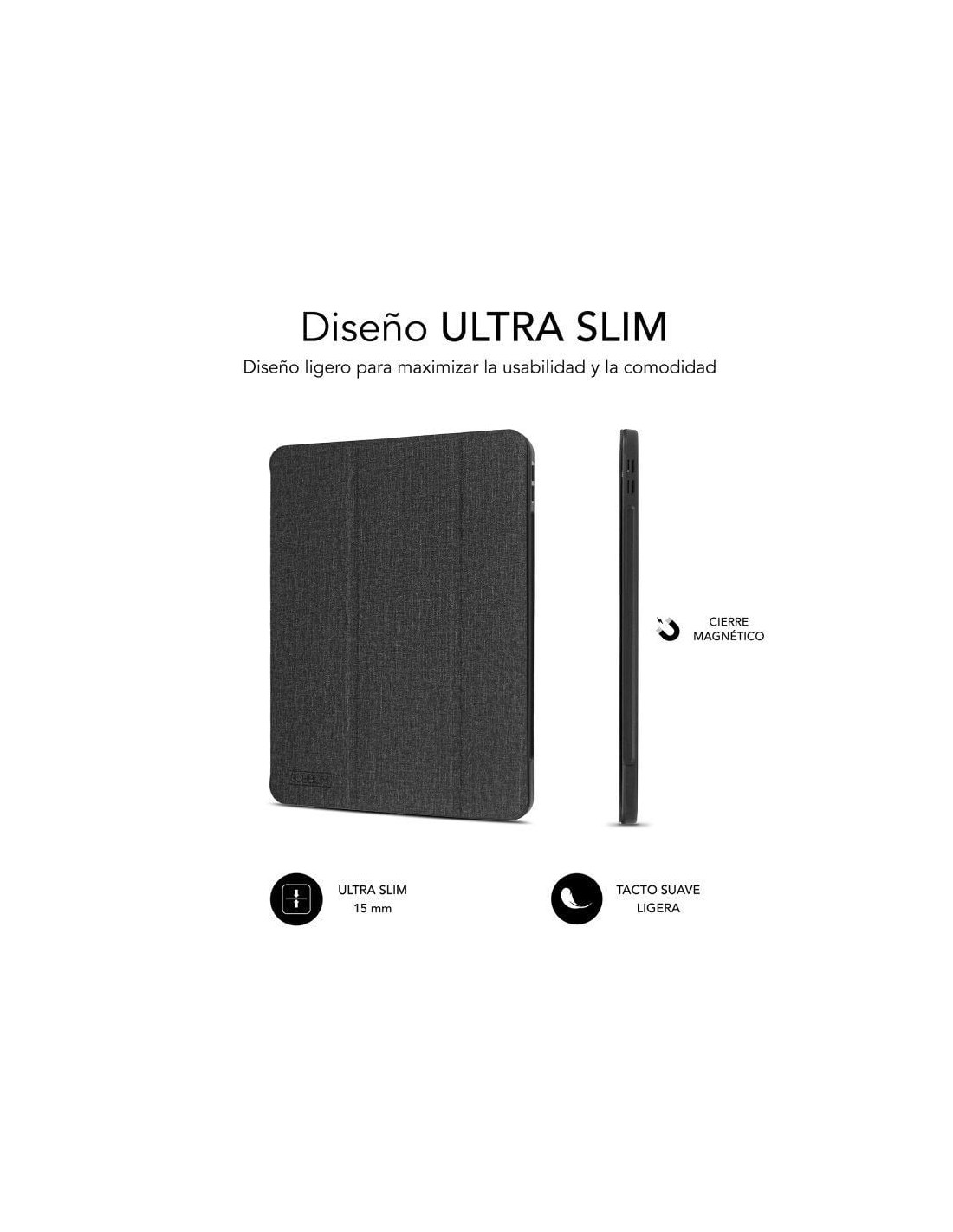 Funda Subblim Shock Case CST-5SC315 para iPad 10ª Generación de 10.9"/ Negra