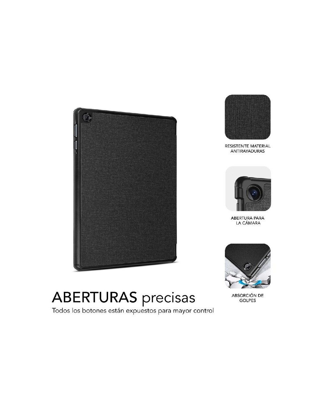 Funda Subblim Shock Case CST-5SC110 para Tablet Lenovo M10 FHD Plus TB-X606 de 10.3"/ Negra