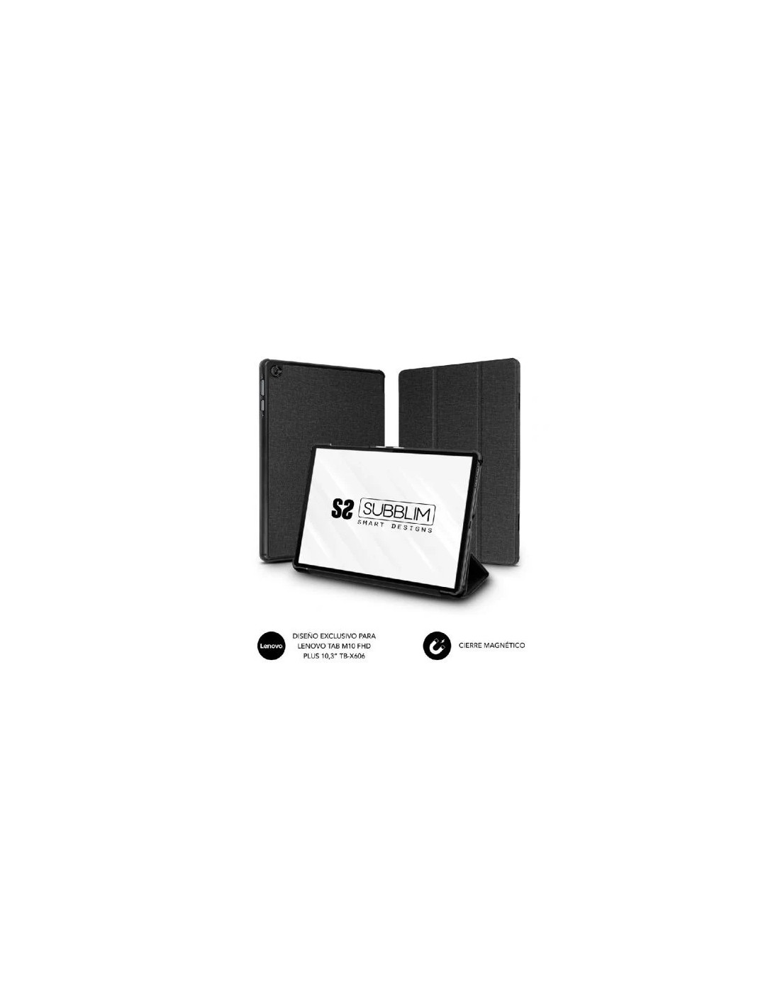 Funda Subblim Shock Case CST-5SC110 para Tablet Lenovo M10 FHD Plus TB-X606 de 10.3"/ Negra