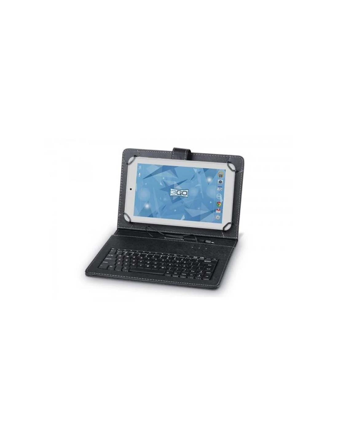 Funda con Teclado 3GO CSGT27 para Tablets de 10"/ Negra
