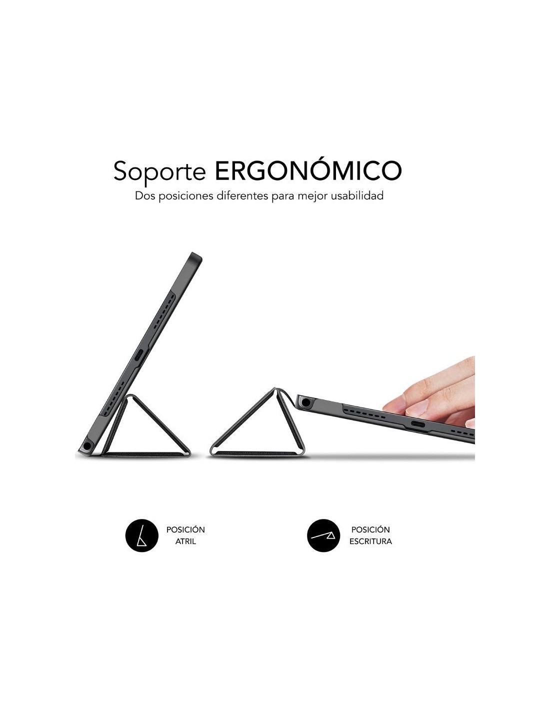 Funda Subblim Shock Case CST-5SC250 para Tablet Realme Pad de 10.4"/ Negra