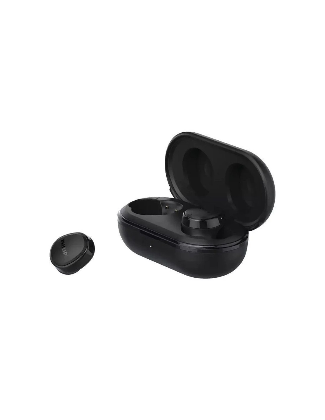 Auriculares Bluetooth Philips TAT4556BK con estuche de carga/ Autonomía 9h/ Negros