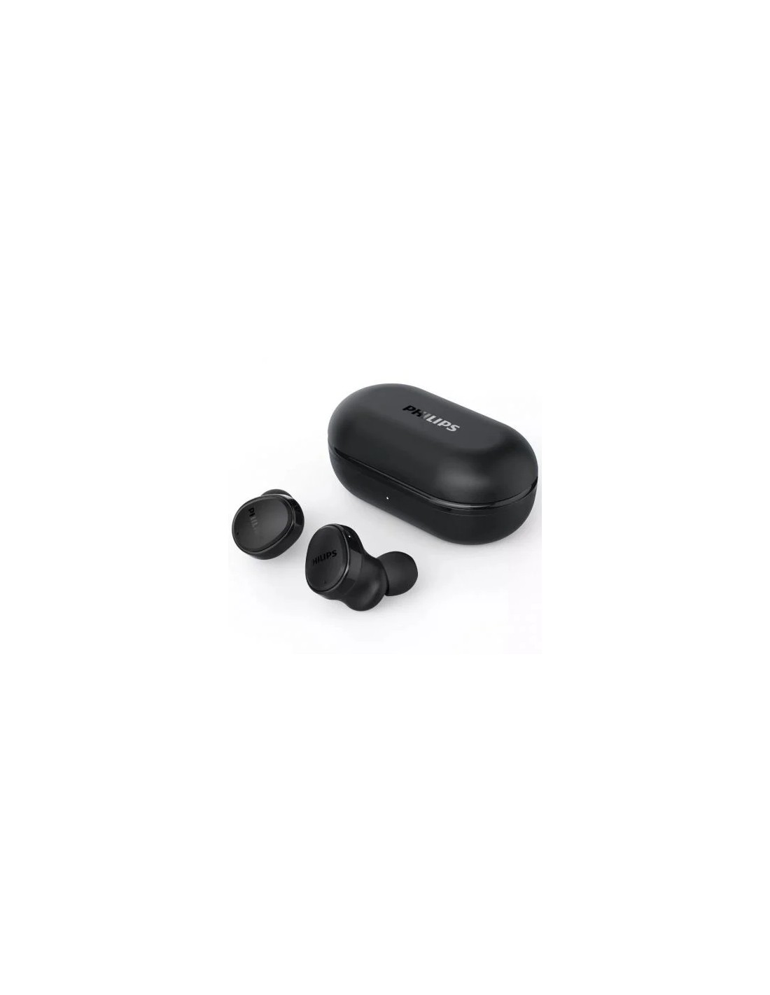 Auriculares Bluetooth Philips TAT4556BK con estuche de carga/ Autonomía 9h/ Negros