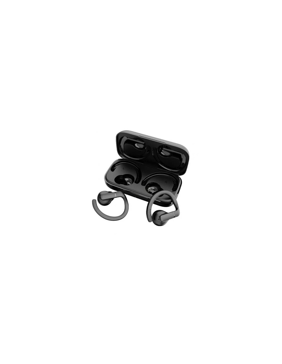 Auriculares Deportivos Bluetooth Daewoo DW2003 con estuche de carga/ Autonomía 8h/ Negros