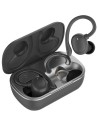 Auriculares Deportivos Bluetooth Muvit iO Smart True Wireless Sport ENC con estuche de carga/ Autonomía 6h/ Negros