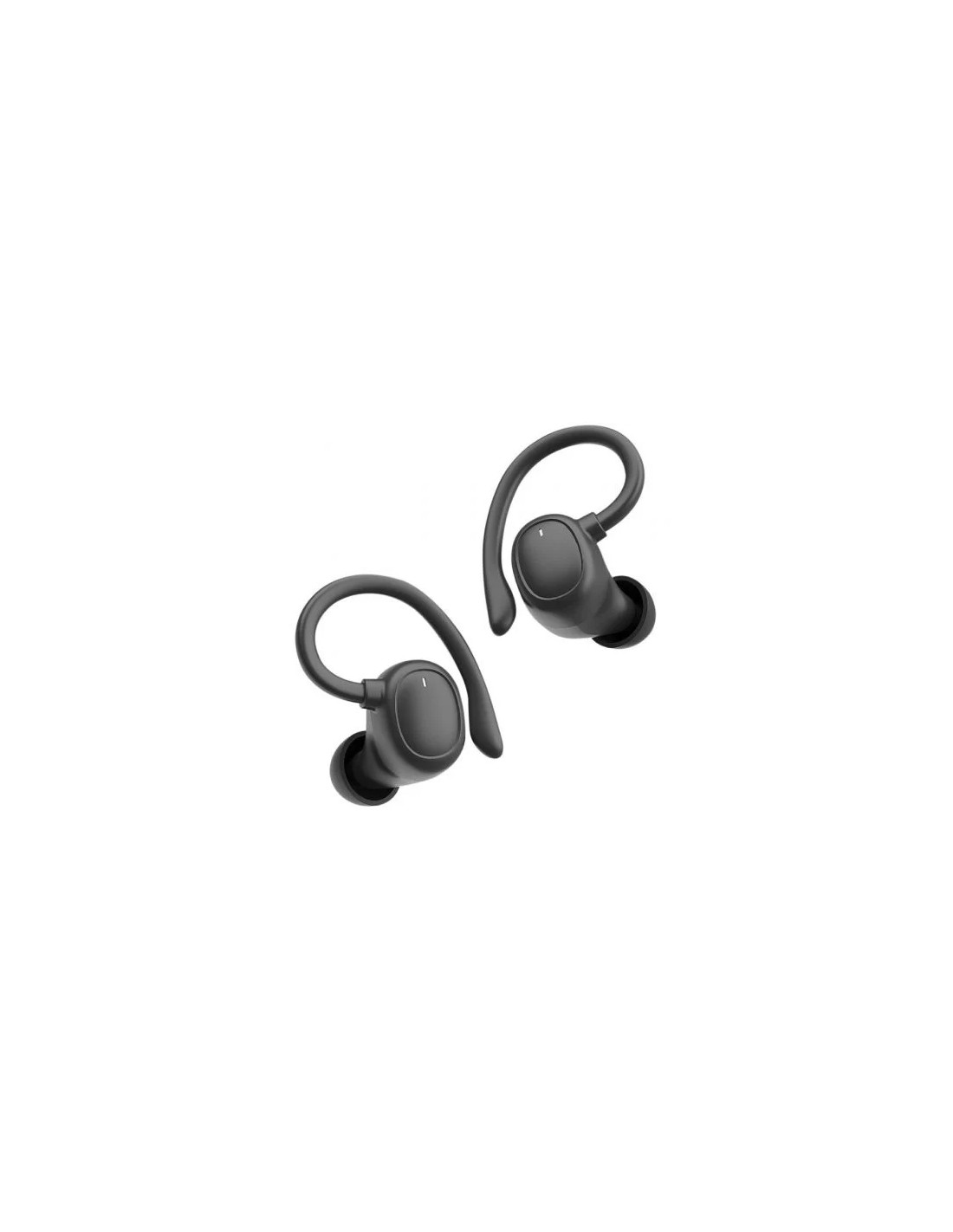 Auriculares Deportivos Bluetooth Muvit iO Smart True Wireless Sport ENC con estuche de carga/ Autonomía 6h/ Negros