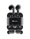 Auriculares Bluetooth NGS Ártica Duo con estuche de carga/ Autonomía 5h/ Negros