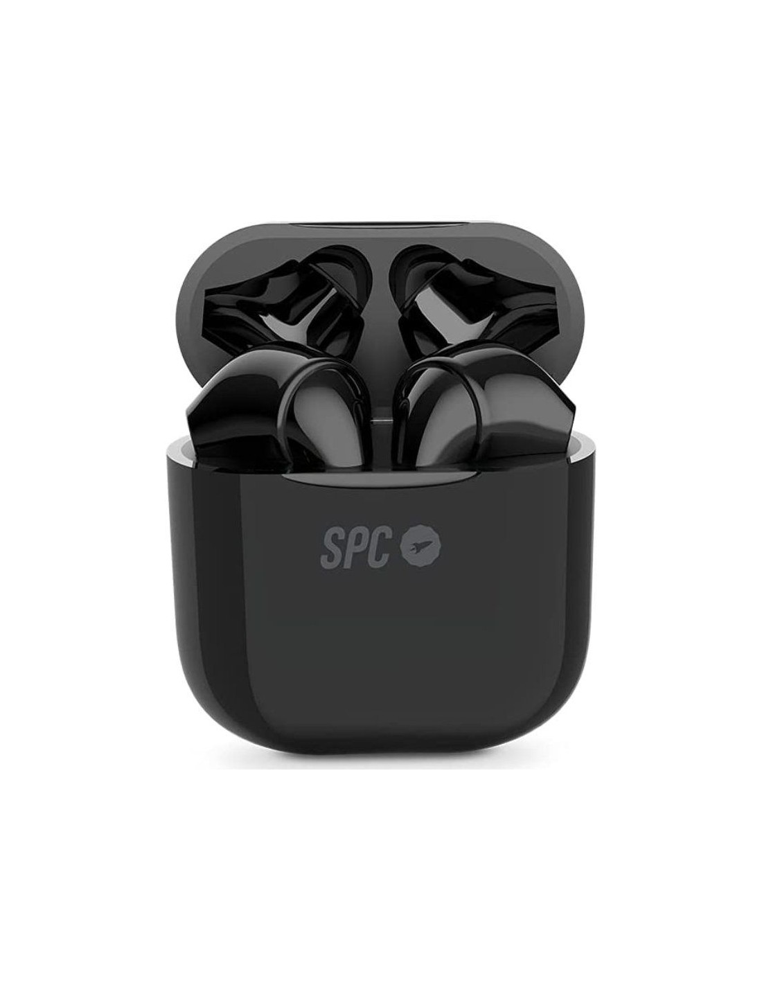 Auriculares Bluetooth SPC Zion Pro con estuche de carga/ Autonomía 3.5h/ Negros