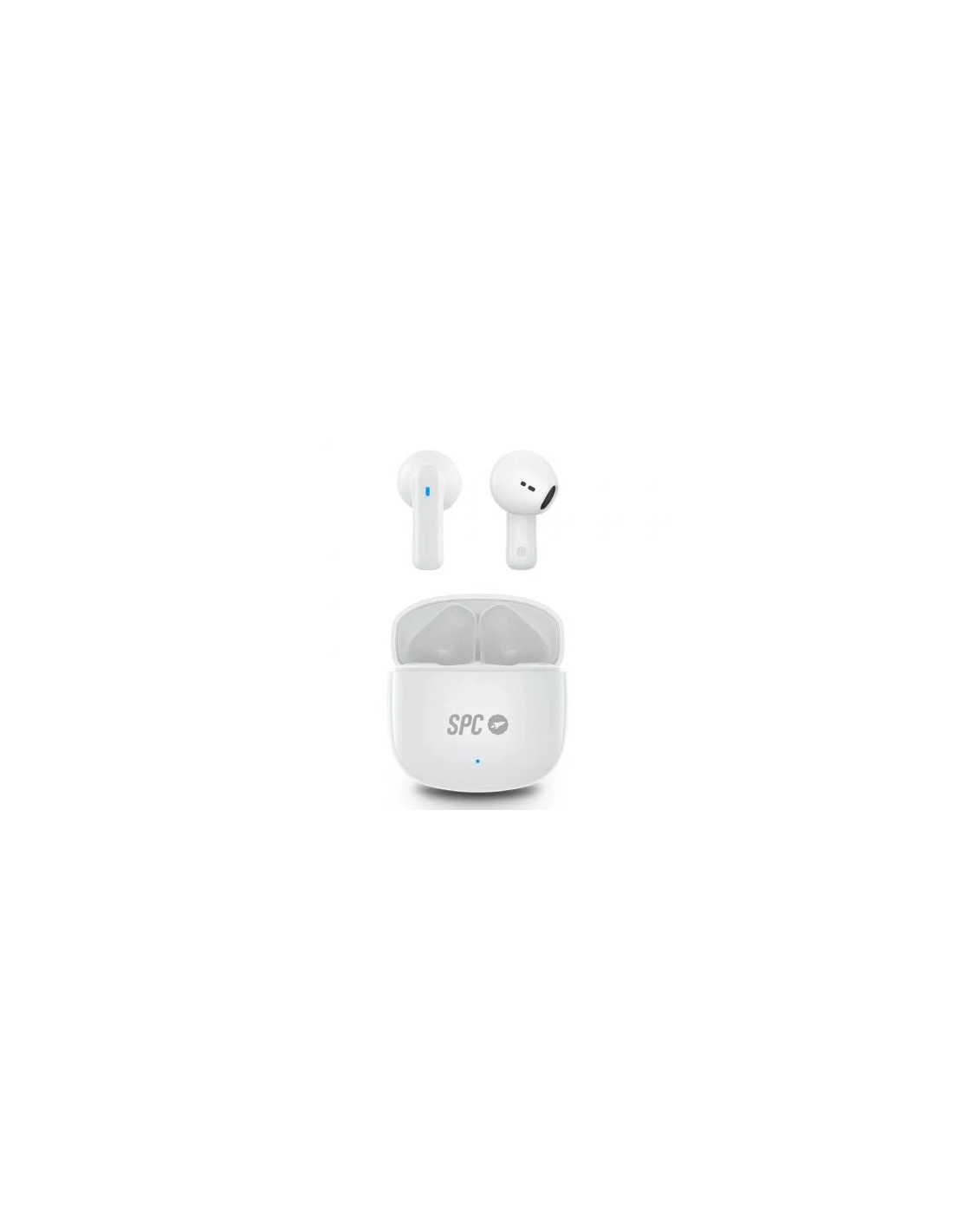 Auriculares Bluetooth SPC Zion 2 Play con estuche de carga/ Autonomía 7h/ Stick Corto 30mm
