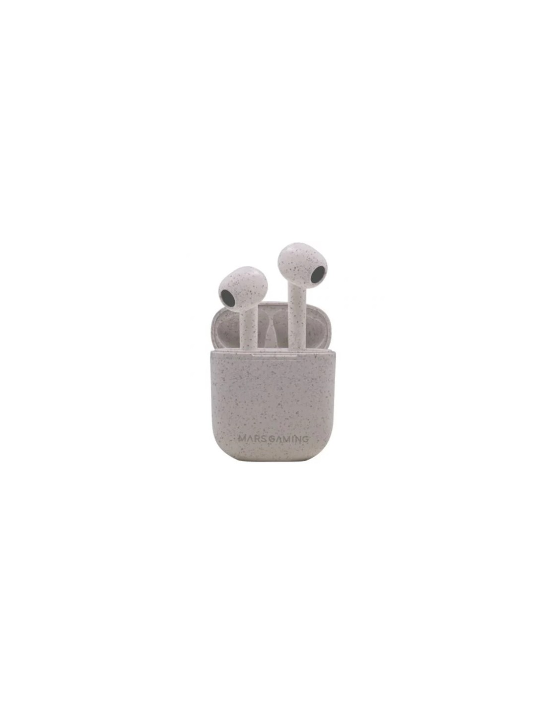 Auriculares Bluetooth Mars Gaming MHI-ECO con estuche de carga/ Autonomía 5h/ Grises