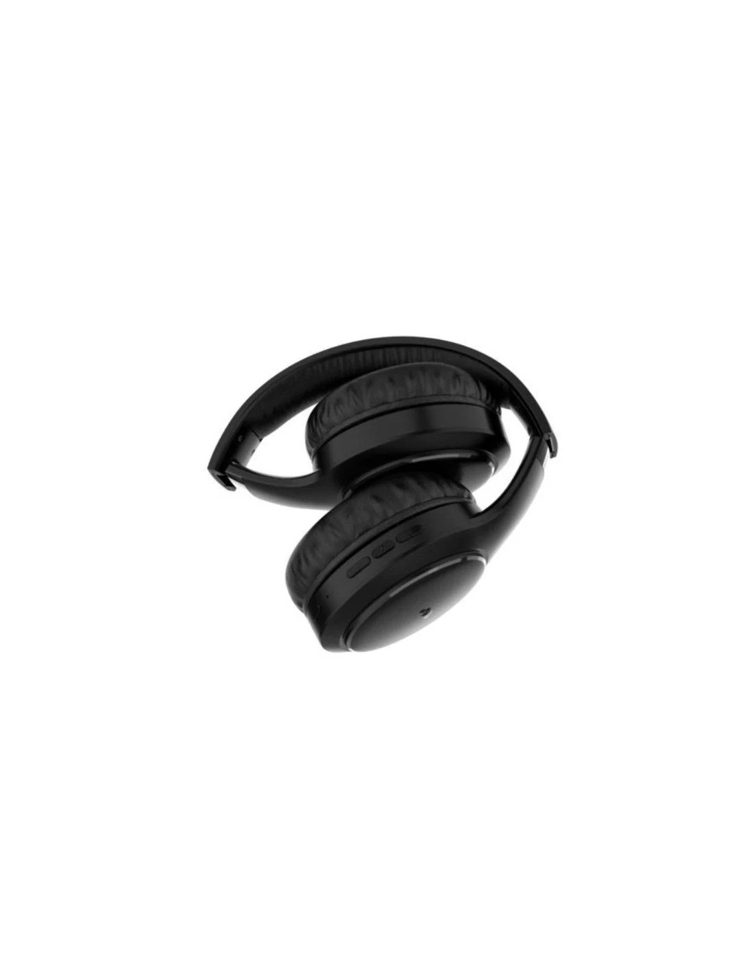 Auriculares Inalámbricos Meliconi Flash EVO/ Bluetooth/ Jack 3.5/ Negro/ Incluye Soporte y Funda de Transporte