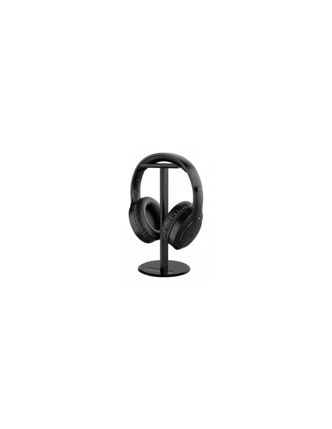 Auriculares Inalámbricos Meliconi Flash EVO/ Bluetooth/ Jack 3.5/ Negro/ Incluye Soporte y Funda de Transporte