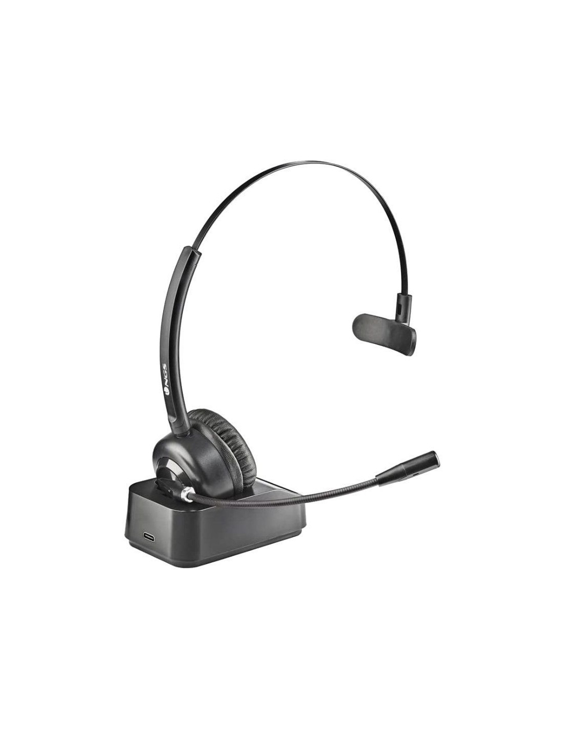 Auricular Inalámbrico NGS Buzz Blab con Base de Carga/ con Micrófono/ Bluetooth/ Negro