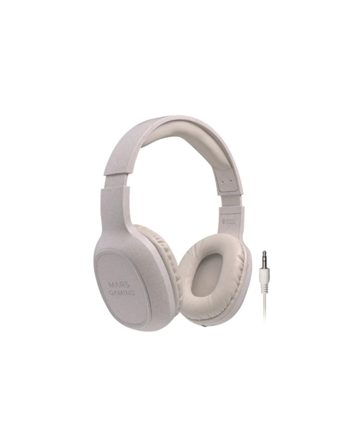 Auriculares Inalámbricos Mars Gaming MHW-ECO/ con Micrófono/ Bluetooth/ Jack 3.5/ Gris
