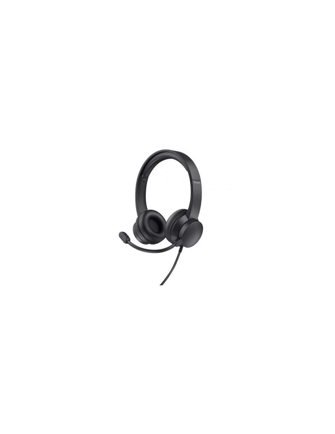 Auriculares Trust Ayda/ con Micrófono/ Jack 3.5/ Negros