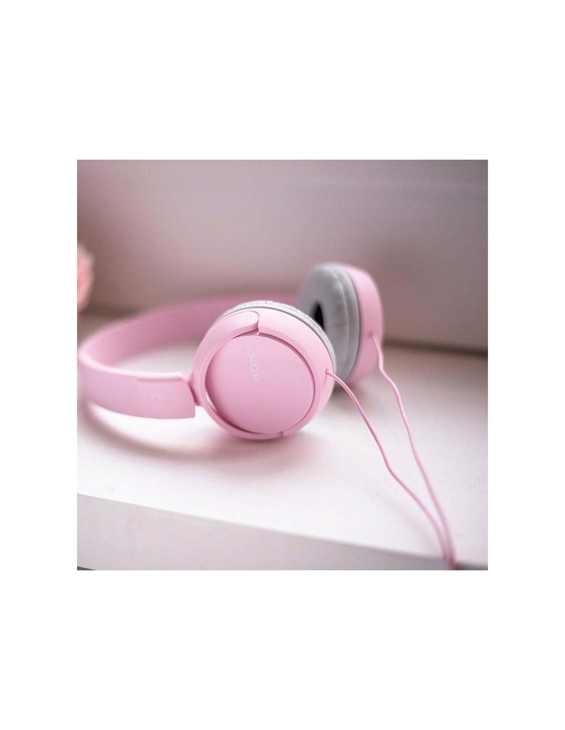Auriculares Sony MDR-ZX110AP/ con Micrófono/ Jack 3.5/ Rosas