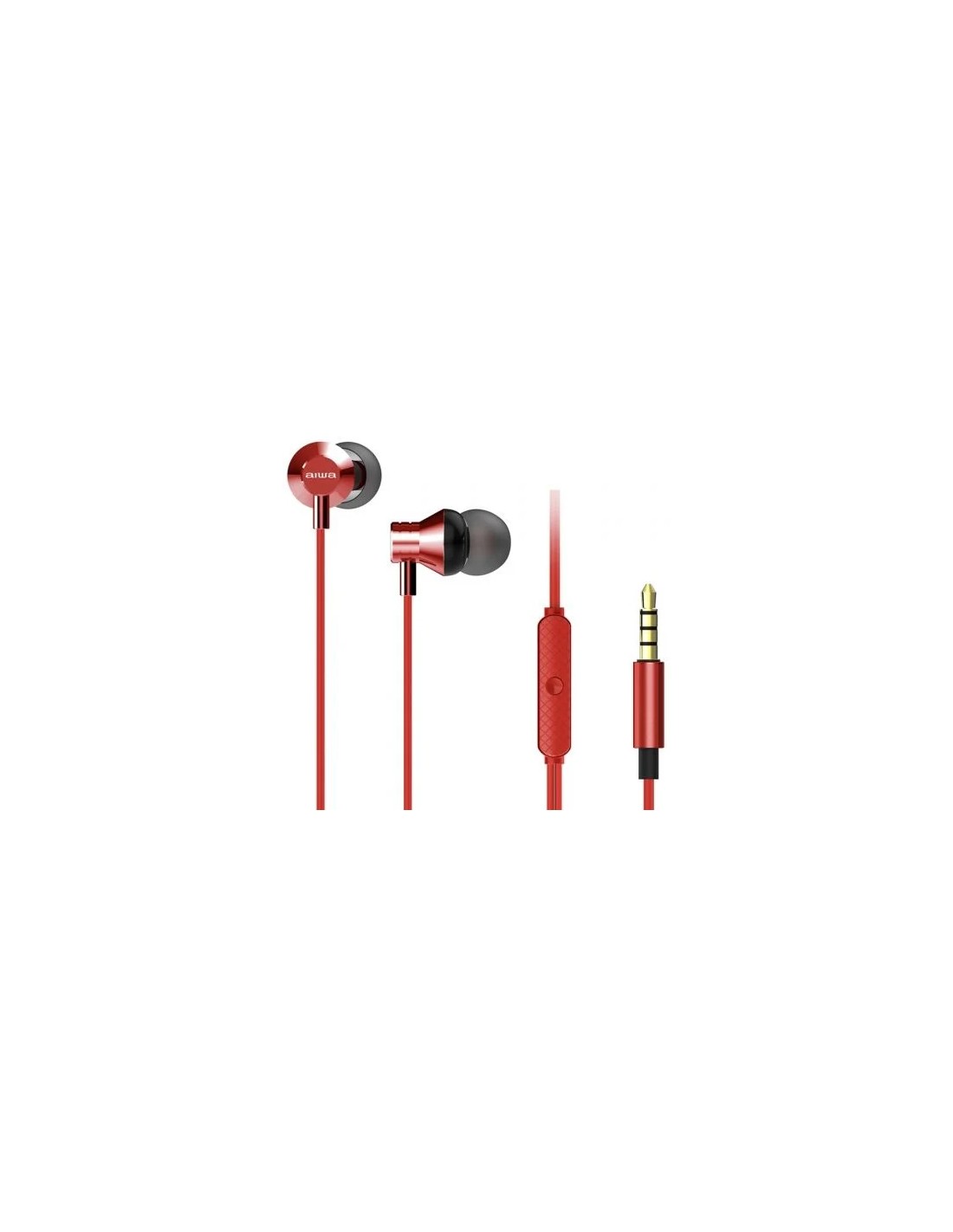 Auriculares Intrauditivos Aiwa ESTM-50/ con Micrófono/ Jack 3.5