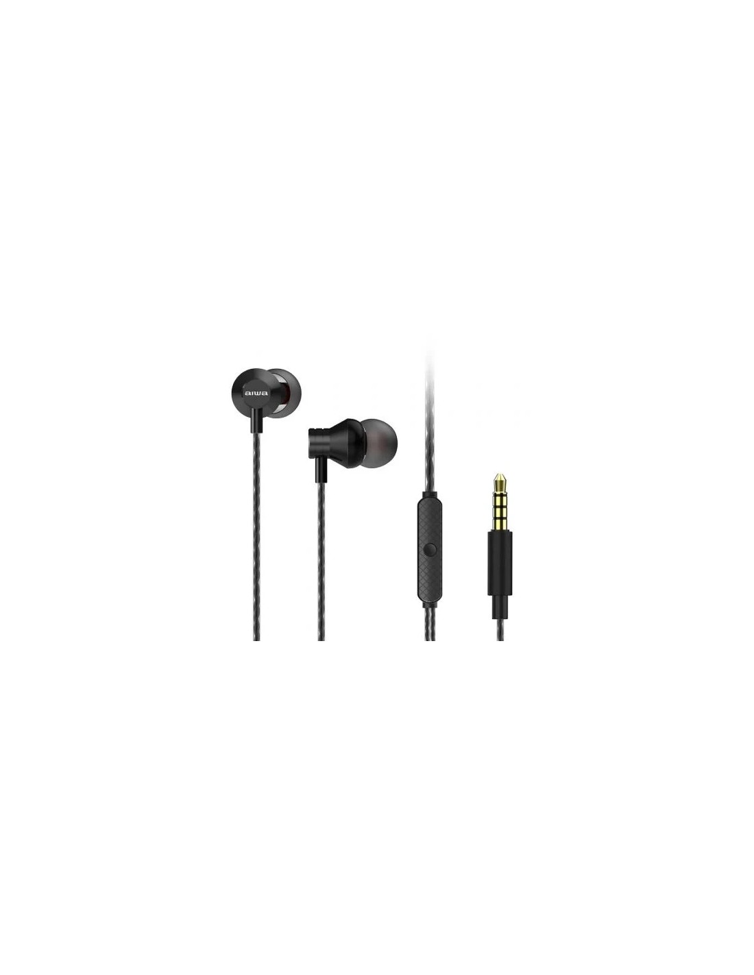 Auriculares Intrauditivos Aiwa ESTM-50/ con Micrófono/ Jack 3.5