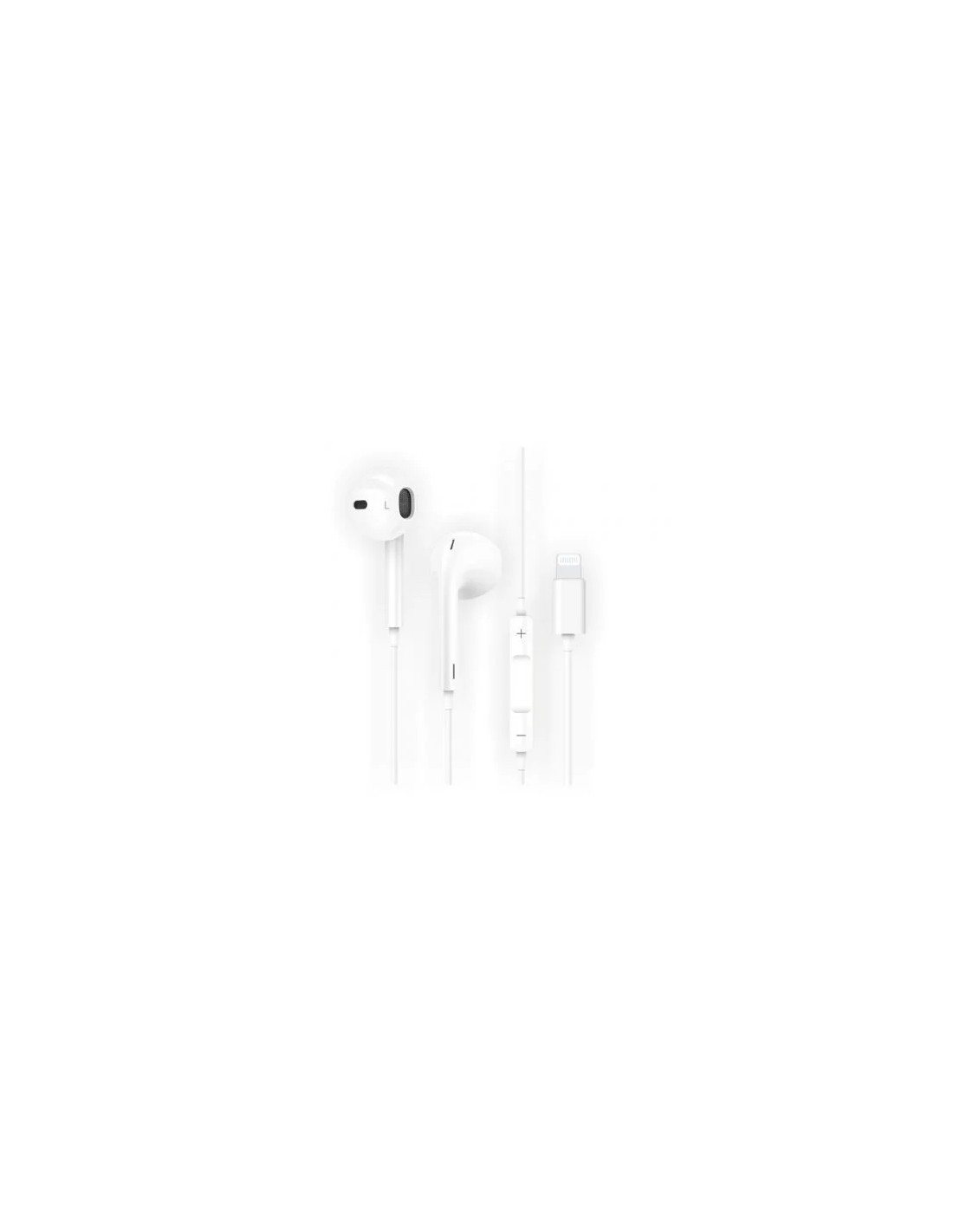 Auriculares Intrauditivos Tech One Tech earTECH HIP TEC1201/ con Micrófono/ Lightning/ Blancos