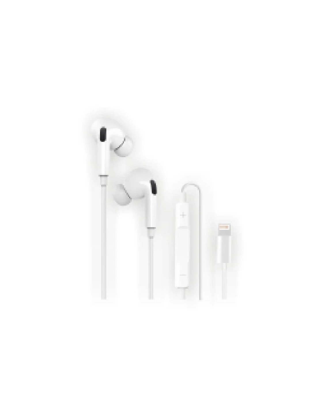 Auriculares Intrauditivos Tech One Tech earTECH HOP TEC1202/ con Micrófono/ Lightning/ Blancos