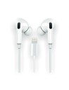 Auriculares Intrauditivos Tech One Tech earTECH HOP TEC1202/ con Micrófono/ Lightning/ Blancos