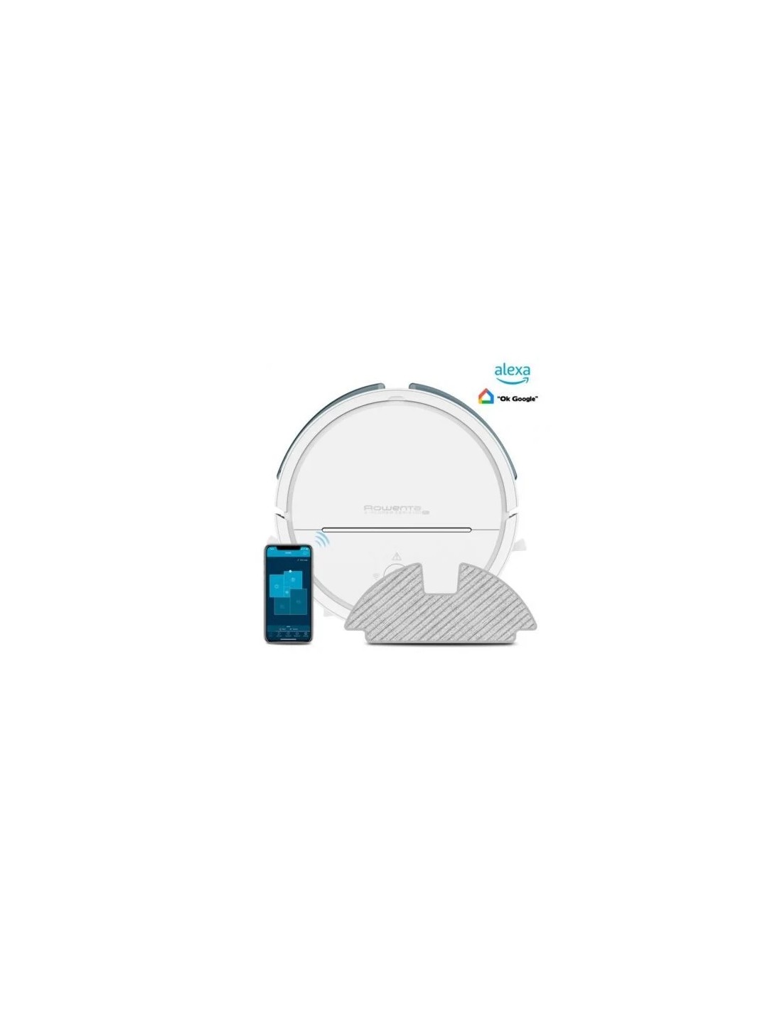 Robot Aspirador Rowenta X-plorer Serie 120 AI/ Friegasuelos/ Autonomía 120 Min/ control por WiFi