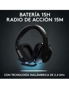 Auriculares Gaming Inalámbricos con Micrófono Logitech G533/ Negros 2