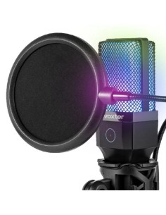 Micrófono Woxter Mic Studio 65 RGB/ USB 2.0 2