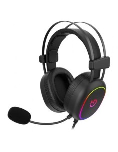 Auriculares Gaming con Micrófono Hiditec Erys ARGB/ Jack 3.5/ Negros