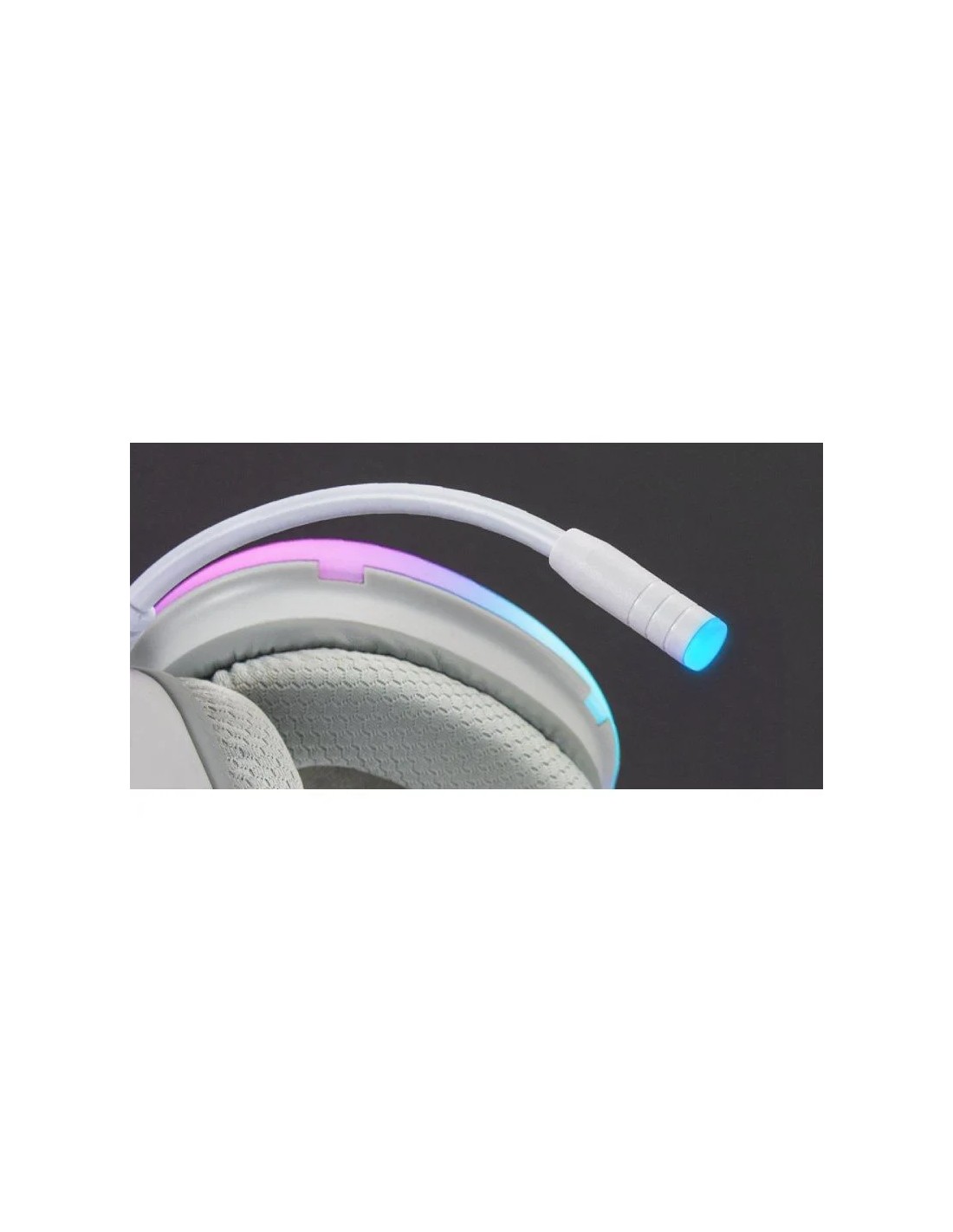 Auriculares Gaming con Micrófono Mars Gaming MH-GLOW/ Jack 3.5/ Blancos